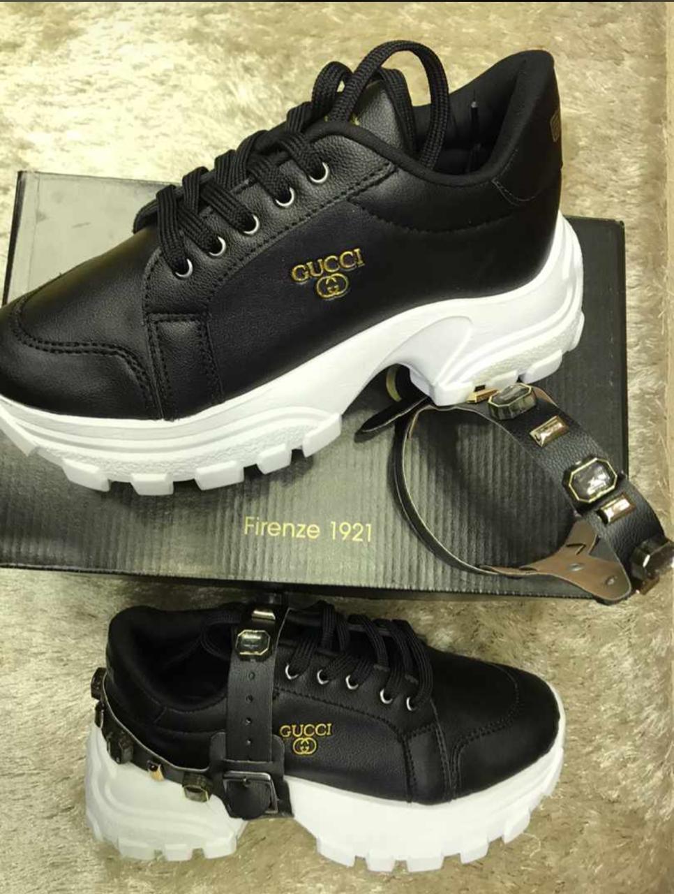 tenis plataforma gucci