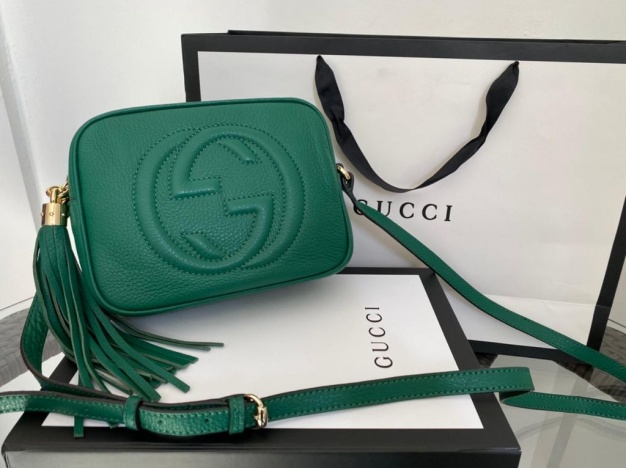 green gucci disco bolsa